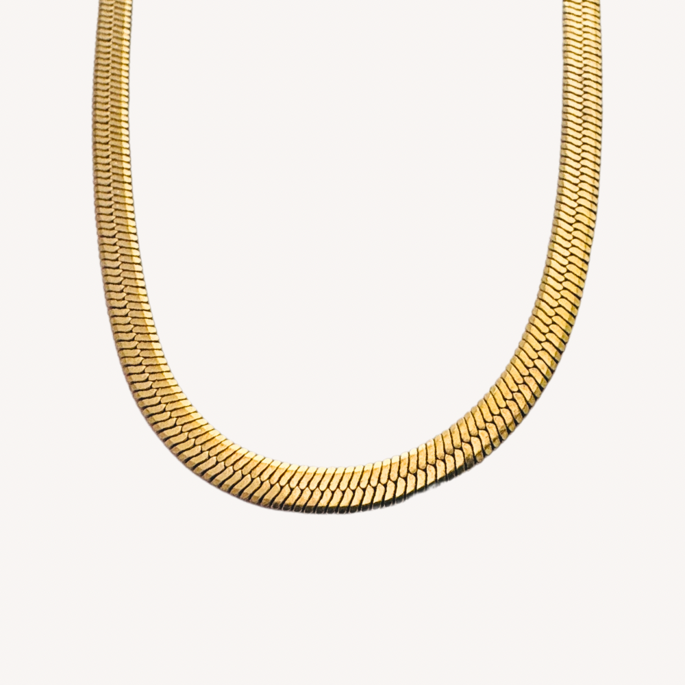 COLLAR PIEL DE SERPIENTE