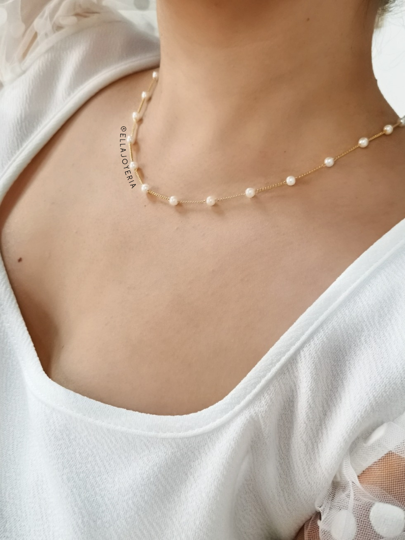 CHOKER APERLADO - Ella Joyeria